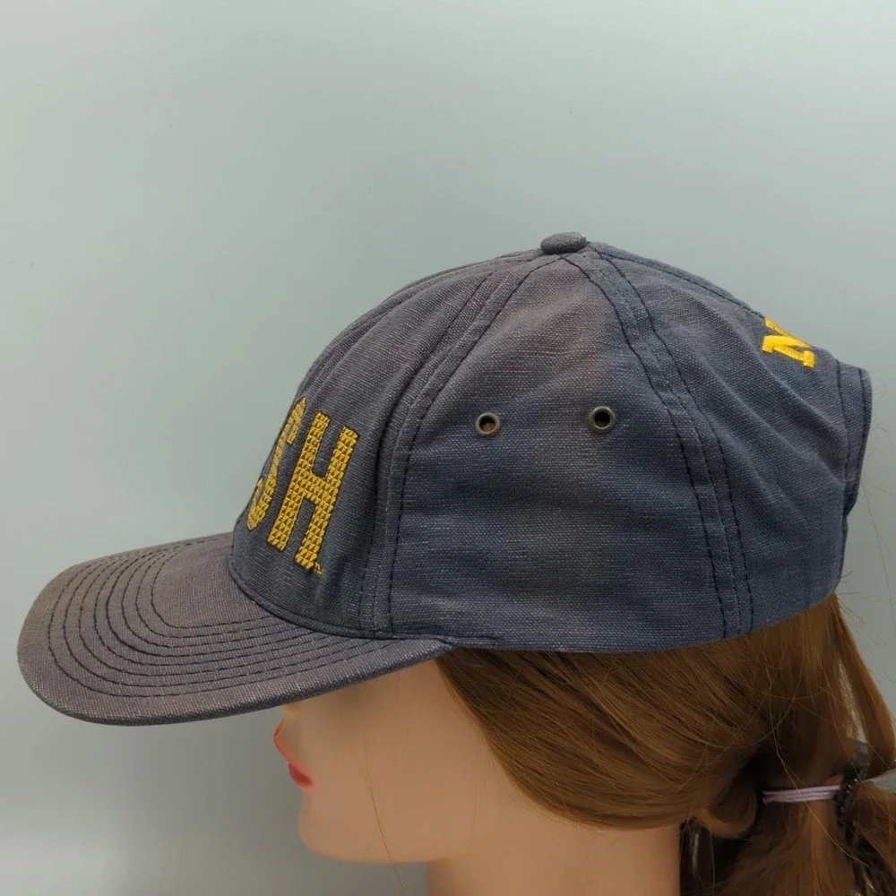 Vintage Notre Dame Irish Sports Specialties 90s Snapback Hat Cap USA Made Faded
